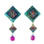 Firefly La Dolce Vita Diagonal Drop Post Earring