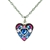 Firefly Heart in Heart Necklace in Sapphire