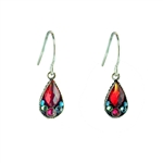 Firefly Small Drop Earrings in Flame