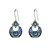 Firefly Lunette Hoop Earrings in Tanzanite