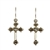 Firefly Dainty Cross Earring