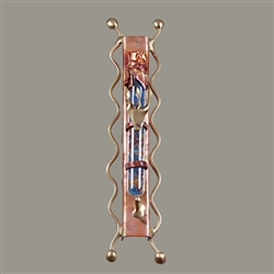 Wedding Glass Mezuzah