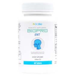 BioPro ENT provides a combination of clinically-studied probiotic strains shown to support the health of the teeth, gums, ears, and sinuses.