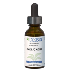 INDICATIONS: For temporary relief of symptoms related to Gallic Acid sensitivities including back pain, hyperactivity, food cravings, nasal congestion, sinus congestion, learning difficulties, rapid heart beat, and wheat allergy.