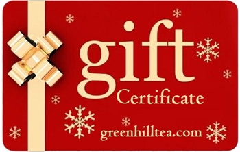 Gift Certificate tea