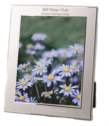 Personalized Silver Metal Photo Frame 8x10