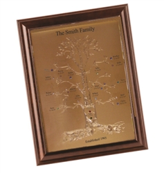 Engraved Family Tree