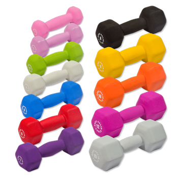 Neoprene Dumbbells (Colored and Sold Individually)