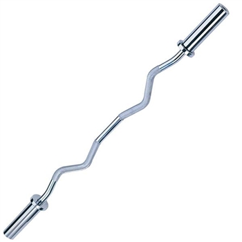 Olympic Curl Bar- Chrome