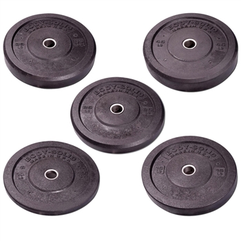 Full Commercial Bumper Plates (260 lb set)