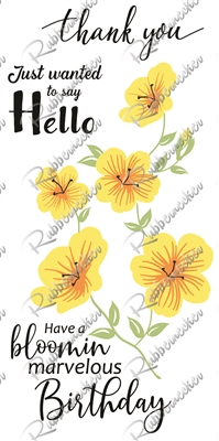 3483 Cherished Blooms With mask Stencil