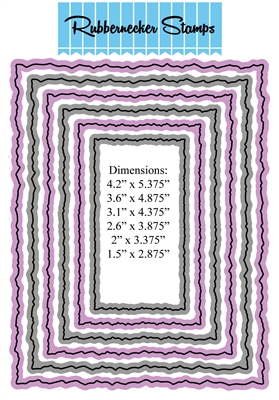 5176D Nested Deckle Rectangle Dies