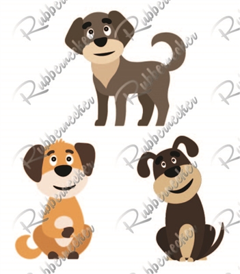 5414-02D Set of Dogs Die