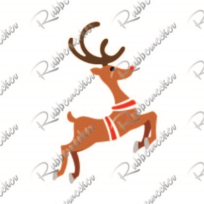 5416-03D Flying Reindeer Die