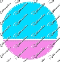 5525D Off Set Circle with Stitch