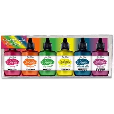 Liquid Watercolor Fresh Florals 6 pack