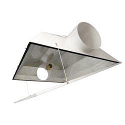 Hydro Crunch Extra Large Air Cooled with 6-inch Duct & Glass Panel Grow Light Reflector