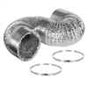 Hydro Crunch 12" Aluminum Ducting w/ Ducting Clamps