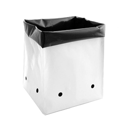 Hydro Crunch 5 Gal. B&W PE Grow Bag Set (25-Pack)