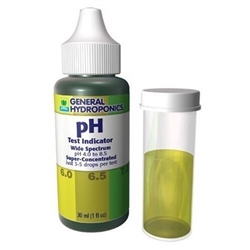 General Hydroponics pH Test Indicator 1 OZ