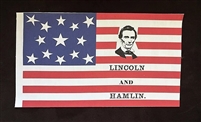 Abraham Lincoln Campaign Flag