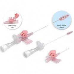 Safety Ported IV Cannula - 16g