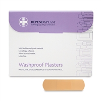 Washproof Plasters - 2.5cmx7.5cm 100s