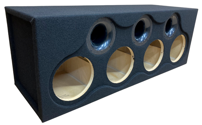 Custom Ported / Recessed Sub Box Enclosure for 4 8" CT Sounds MESO MESO-8 Subs
