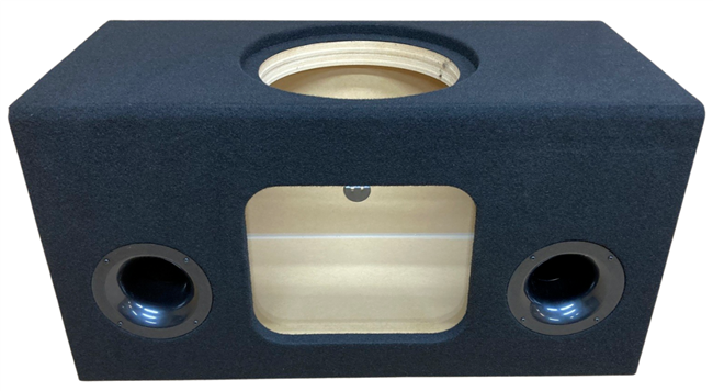 Concept Enclosures - Custom Enclosure for a single 12" Subwoofer with a Plexiglass Window