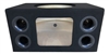 Concept Enclosures - Ported Sub Enclosure Box for 1 18" Skar Audio ZVX-18 with Plexiglass Window
