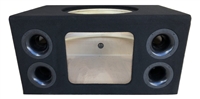 Concept Enclosures - Ported Sub Enclosure Box for 1 18" Skar Audio ZVX-18 with Plexiglass Window
