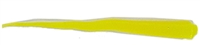 Little Atom Jumbo Wedgee - 5 tails per pack - 03 Hot Chartreuse