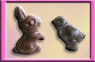 Small Solid Chocolate Combo Box - animals (asst. 4 pcs)