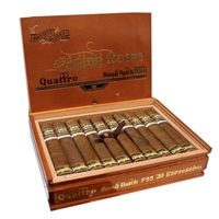 pictured is a sumatra wrapper cigar with a band on the top and the bottom