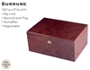 100 Count Surrure Humidor - Include Lock and Key, Humidifier, Hygrometer, and Tray. 13ï¿½ï¿½W x 9ï¿½D x 6ï¿½H