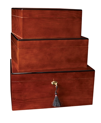 Savoy Ash Burlwood 25 Count Humidor