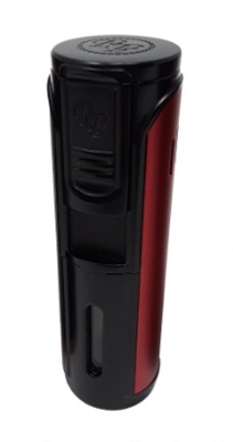 Rocky Patel Envoy 5 Torch Lighter with Plus Cutter - Black and Red
