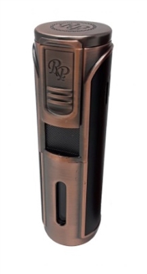 Rocky Patel Envoy 5 Torch Lighter with Plus Cutter - Copper and Black