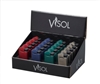 Visol Axis Single Flat Flame Torch Lighter - Various Colors - Nice Ash Cigars Logo