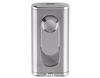 Xikar Verano Single Flat Flame Lighter - Silver