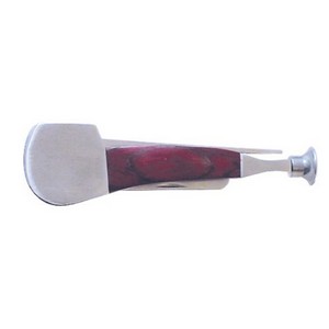 Pipe-shaped Pipe Knife with Wood Grip
