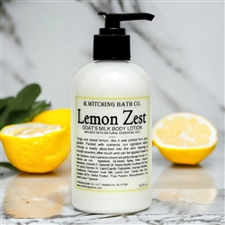 Lemon Zest - Goat's Milk Body Lotion 8oz -6 pack