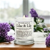 Lilac & Lily Apothecary Soy Wax Candle 8oz- 6pack