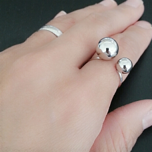 (2nd Reorder) Silver Ball Ring