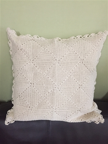 (Pre-Order) Diamond Lace Cushion Cover (will ship within 1~2 weeks)