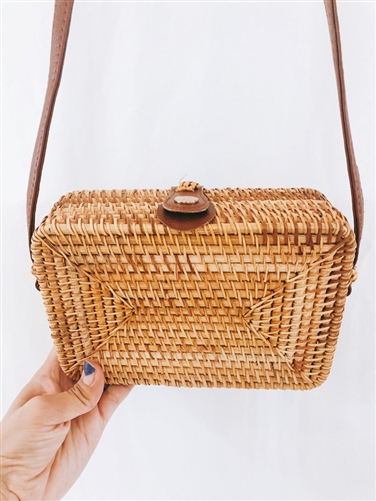 Rectangle Rattan Bag