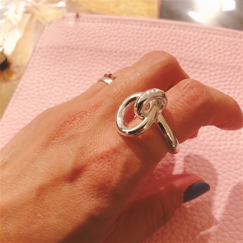 Silver925 Two Rings ê¹€ë‚˜ì˜ ë°˜ì§€ (11~17) (will ship within 1~2 weeks)