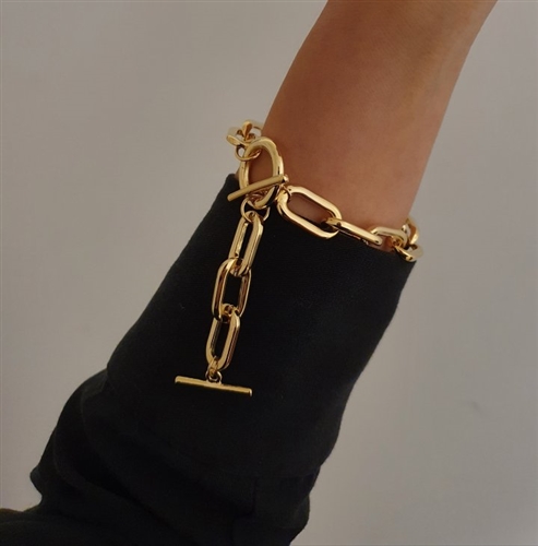 Chain Bracelet (Gold/Silver) (will ship within 1~2 weeks later)