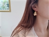 C Bold Earrings Silver 925 (Gold/Silver) (will ship within 1~2 weeks later)