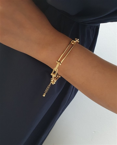 Link Bracelet (Gold/Silver) (will ship within 1~2 weeks later)